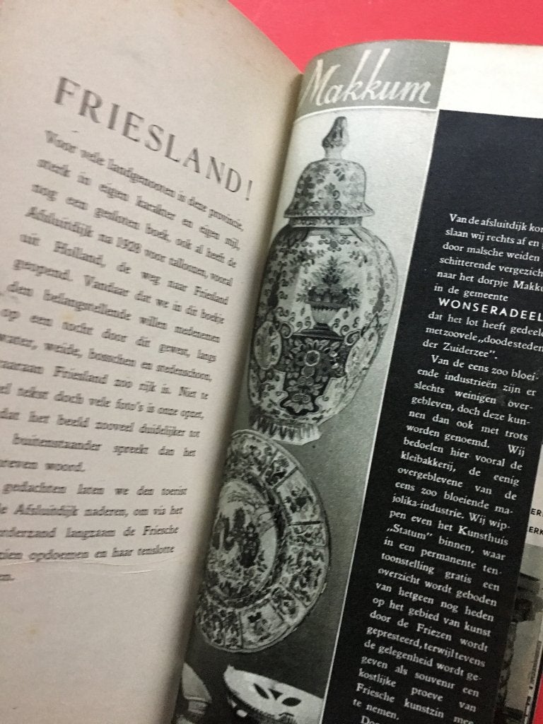 brochure uitgegeven door de VVV Friesland. Jaren ’30, Boeken, Ophalen of Verzenden, 20e eeuw of later, Zo goed als nieuw