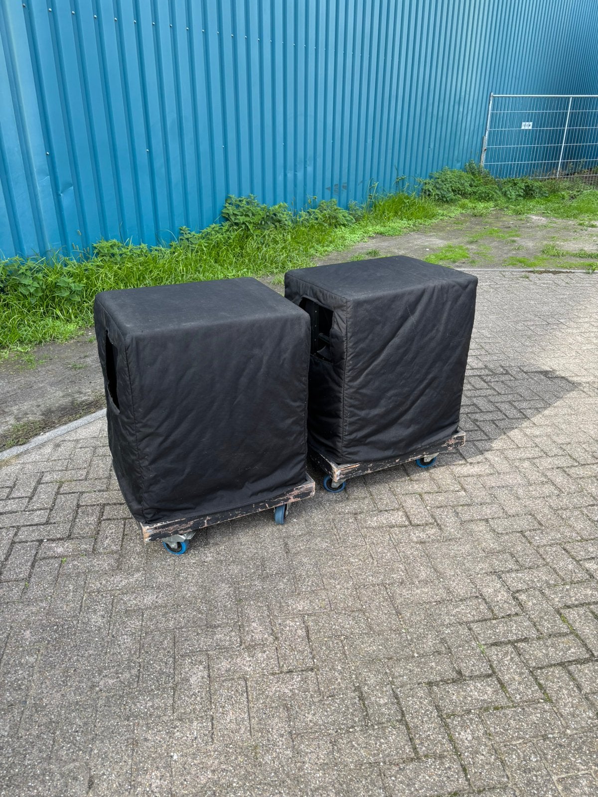 2x EAW SB250 baskast, Gebruikt, Subwoofer, Basreflex, Ophalen