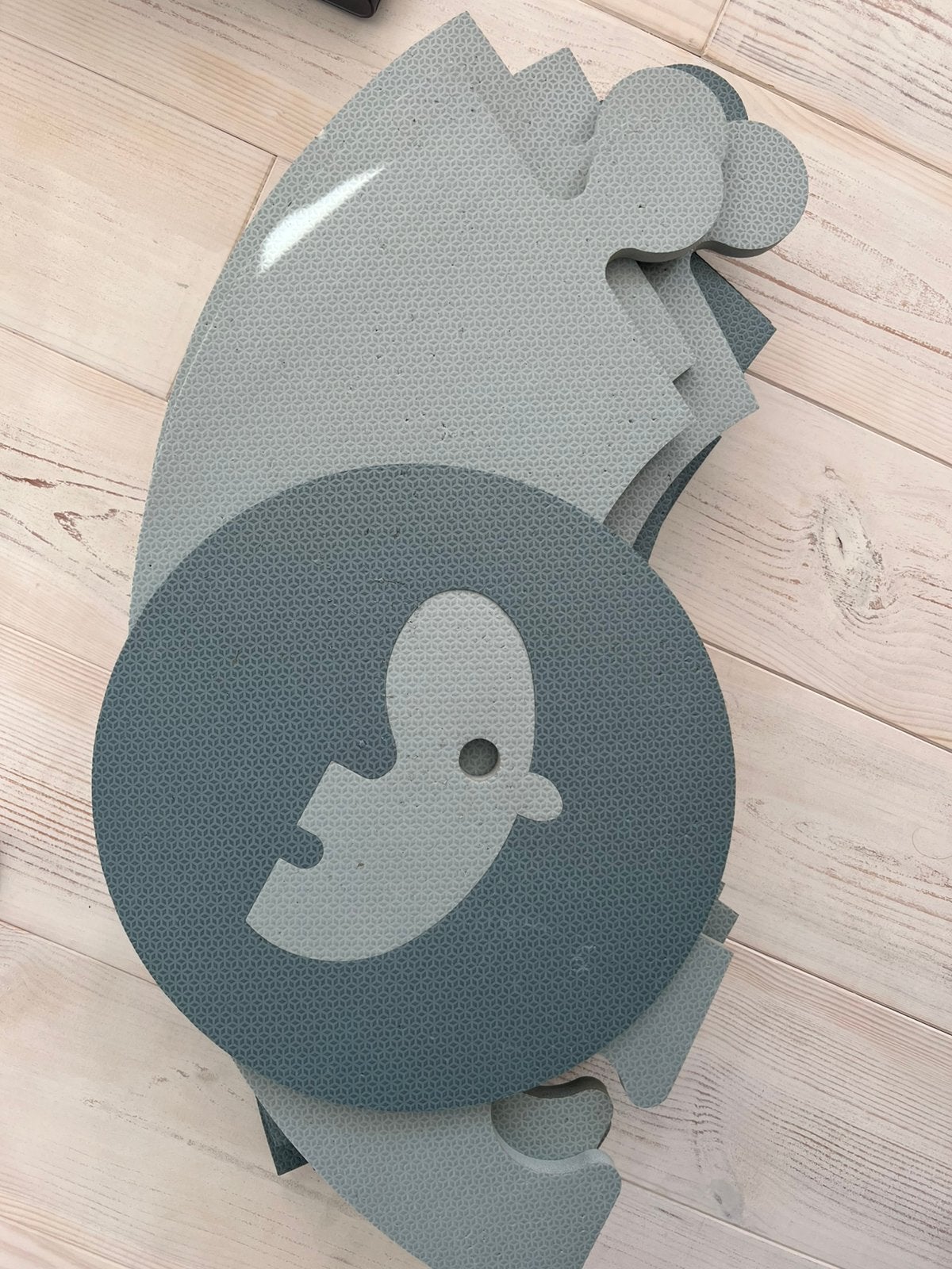 Foam speelmat done by deer puzzelmat blauw, Kinderen en Baby's, Ophalen of Verzenden, Zo goed als nieuw