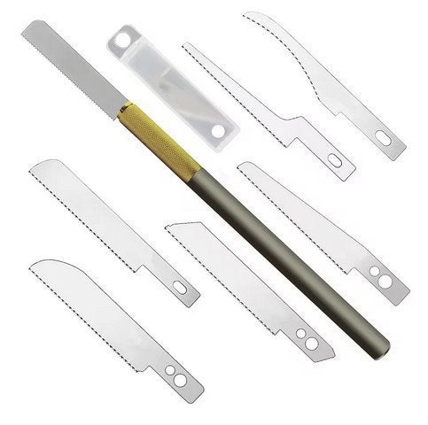 Joystar Mini Handzaag Metaal 8 delig knutselen terrein maken, Verzenden, NL, Joystar, Info@sceneryenzo.nl