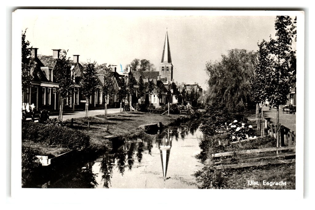 IJlst, Eegracht, Ophalen of Verzenden, 1940 tot 1960, Gelopen, Friesland