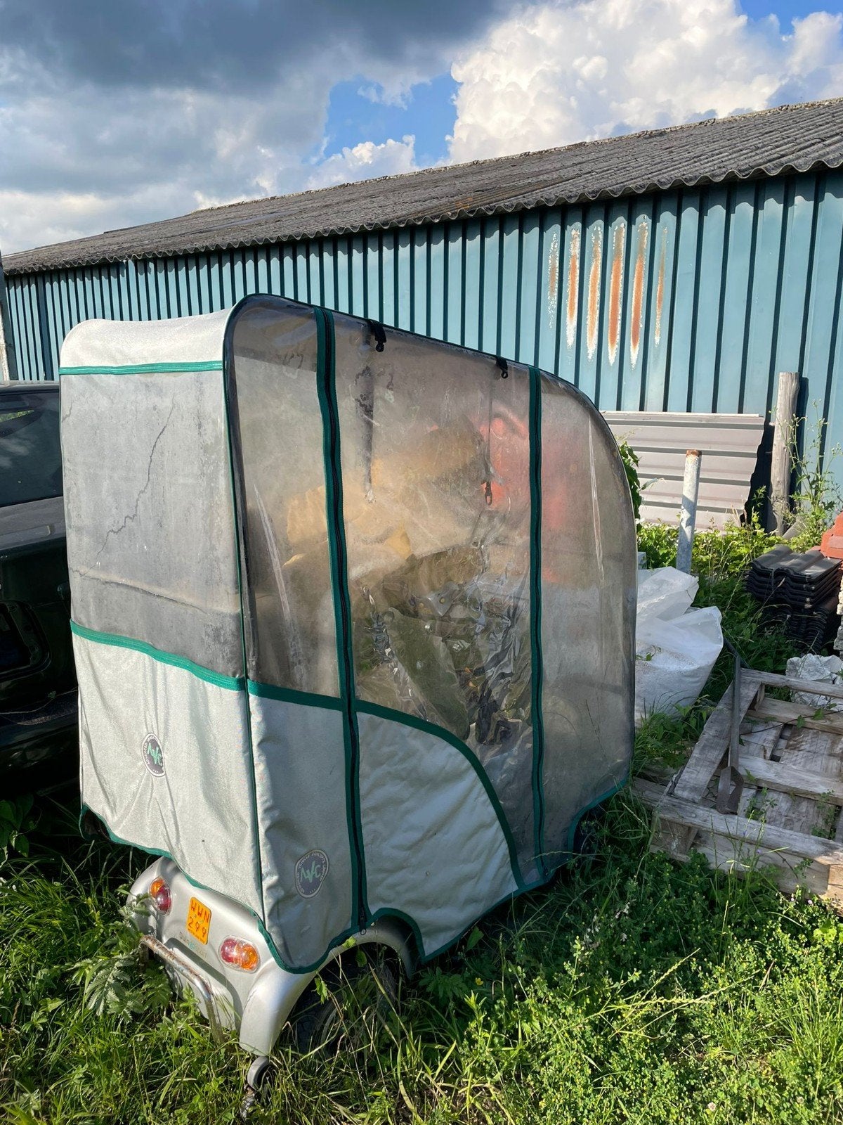 Huif/cabine  voor scootmobiel quin go sport, Ophalen, Gebruikt
