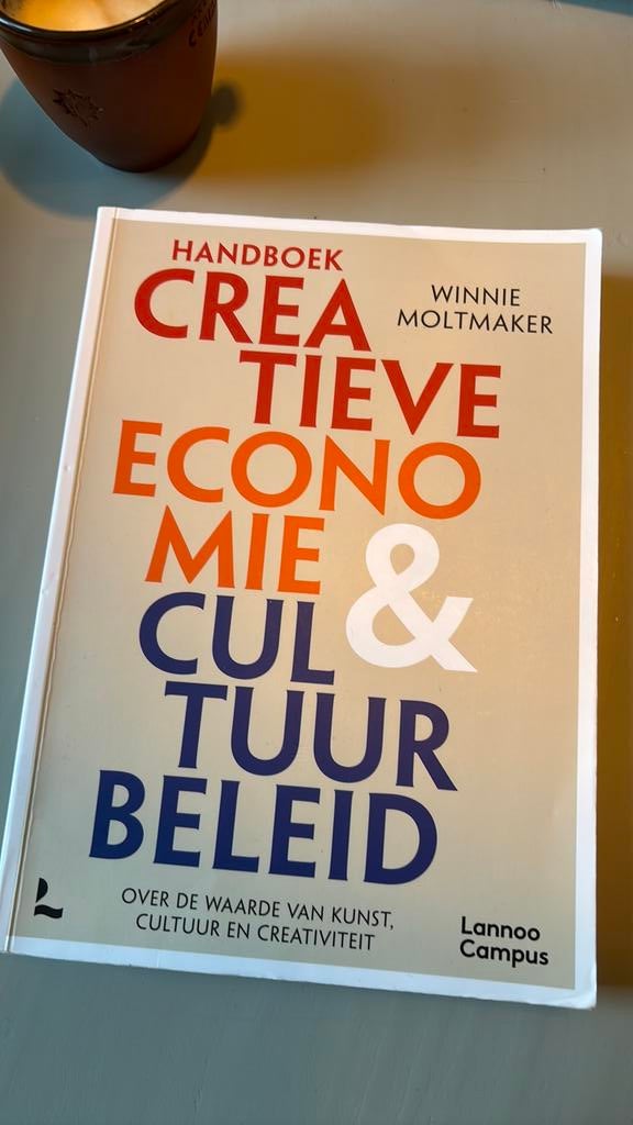 Handboek creatieve economie & cultuurbeleid, Sociale wetenschap, Ophalen of Verzenden, Zo goed als nieuw, Winnie Moltmaker