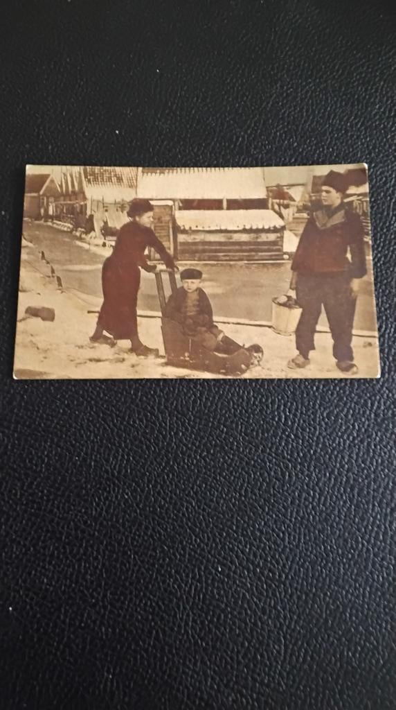 VOLENDAM WINTERGEZICHT, Ophalen of Verzenden, 1940 tot 1960, Ongelopen, Noord-Holland