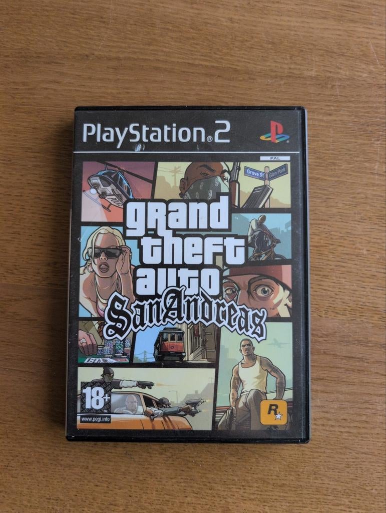 GTA San Andreas. Incl boekje en poster., Avontuur en Actie, Gebruikt, Vanaf 18 jaar, 1 speler