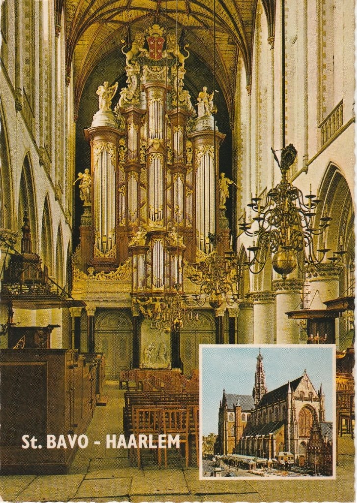 HAARLEM Grote of St. Bavo Kerk, Verzenden, 1960 tot 1980, Gelopen, Noord-Holland