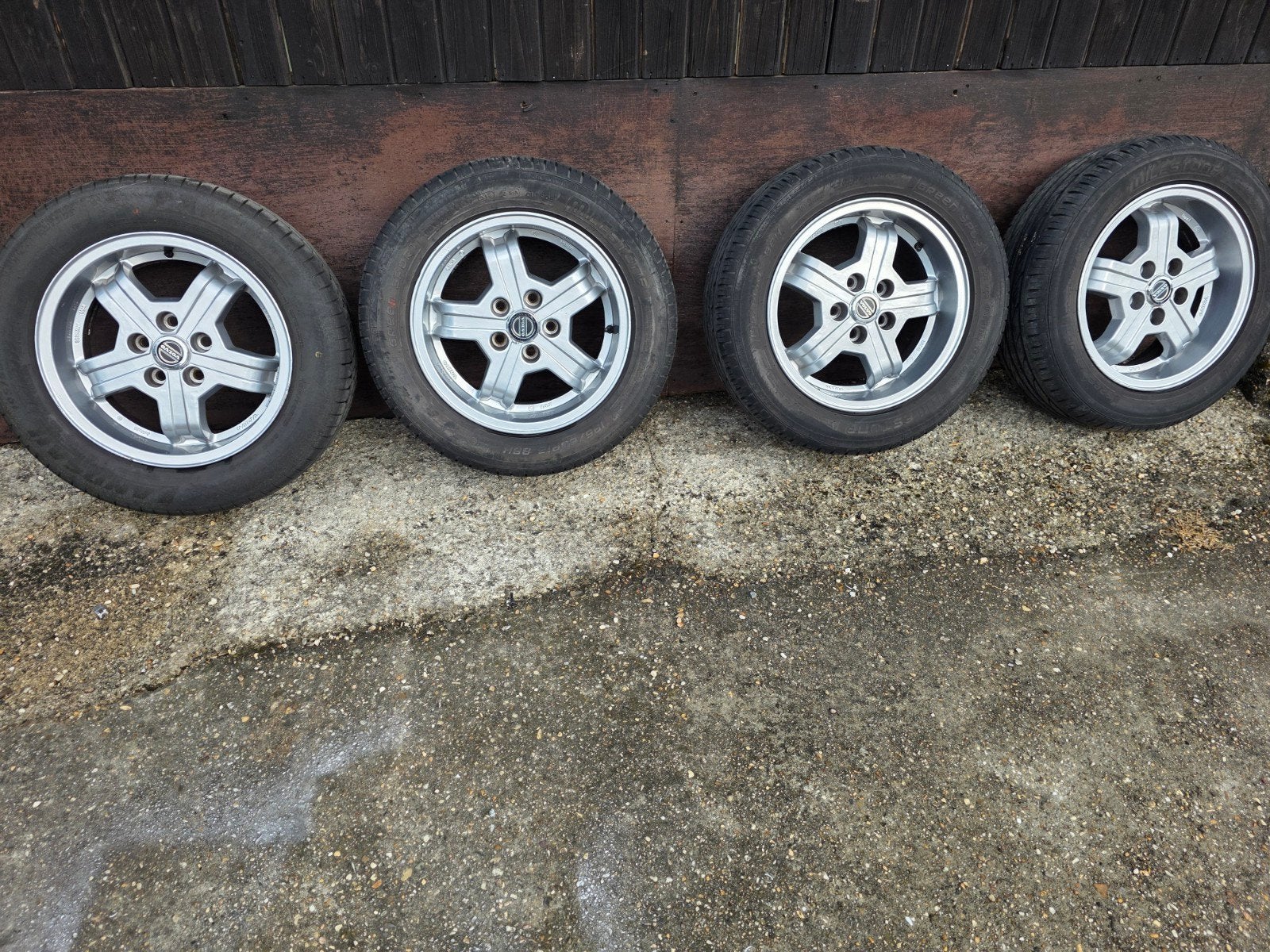 volvo velgen 195-60-15 H88, Ophalen, Gebruikt, 15 inch, Banden en Velgen