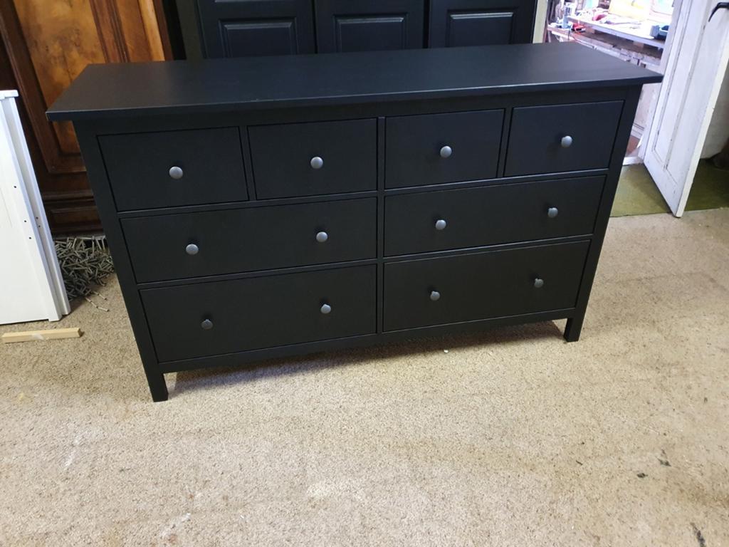 Hemnes 8 ladenkast, Ophalen, 5 laden of meer, Zo goed als nieuw, Minder dan 100 cm