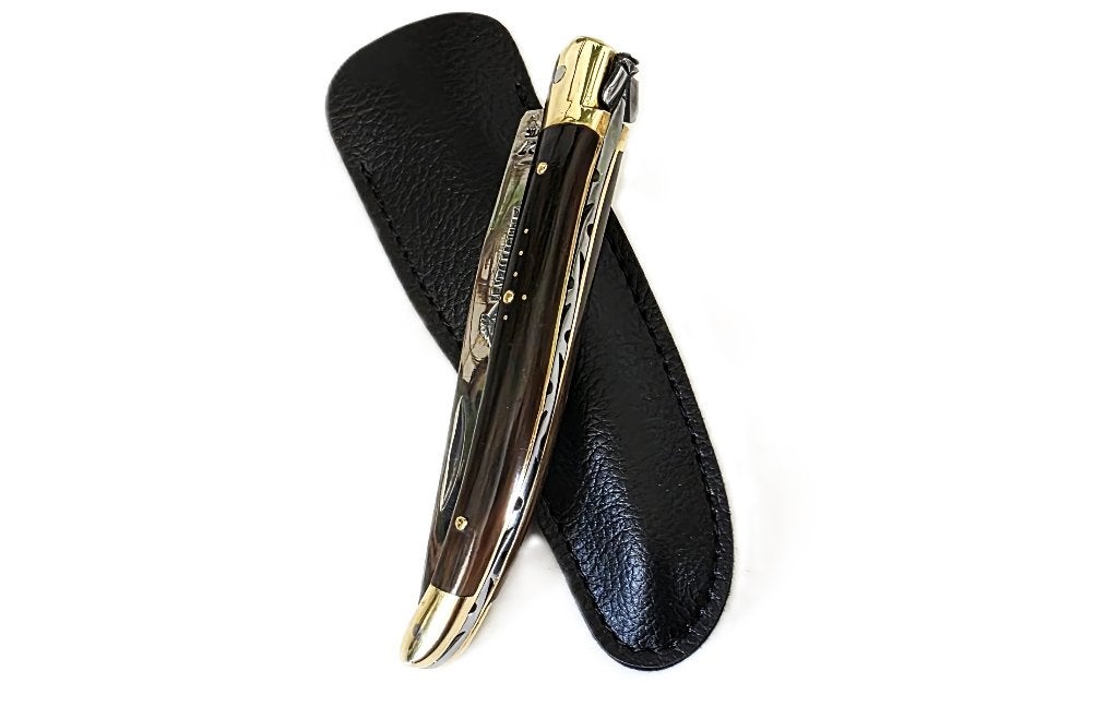 Antiek/klassiek Zakmes Laguiole GUY FAYET Hoorn 22/12cm, Verzenden, Overige soorten, Overige gebieden, Mes of Dolk