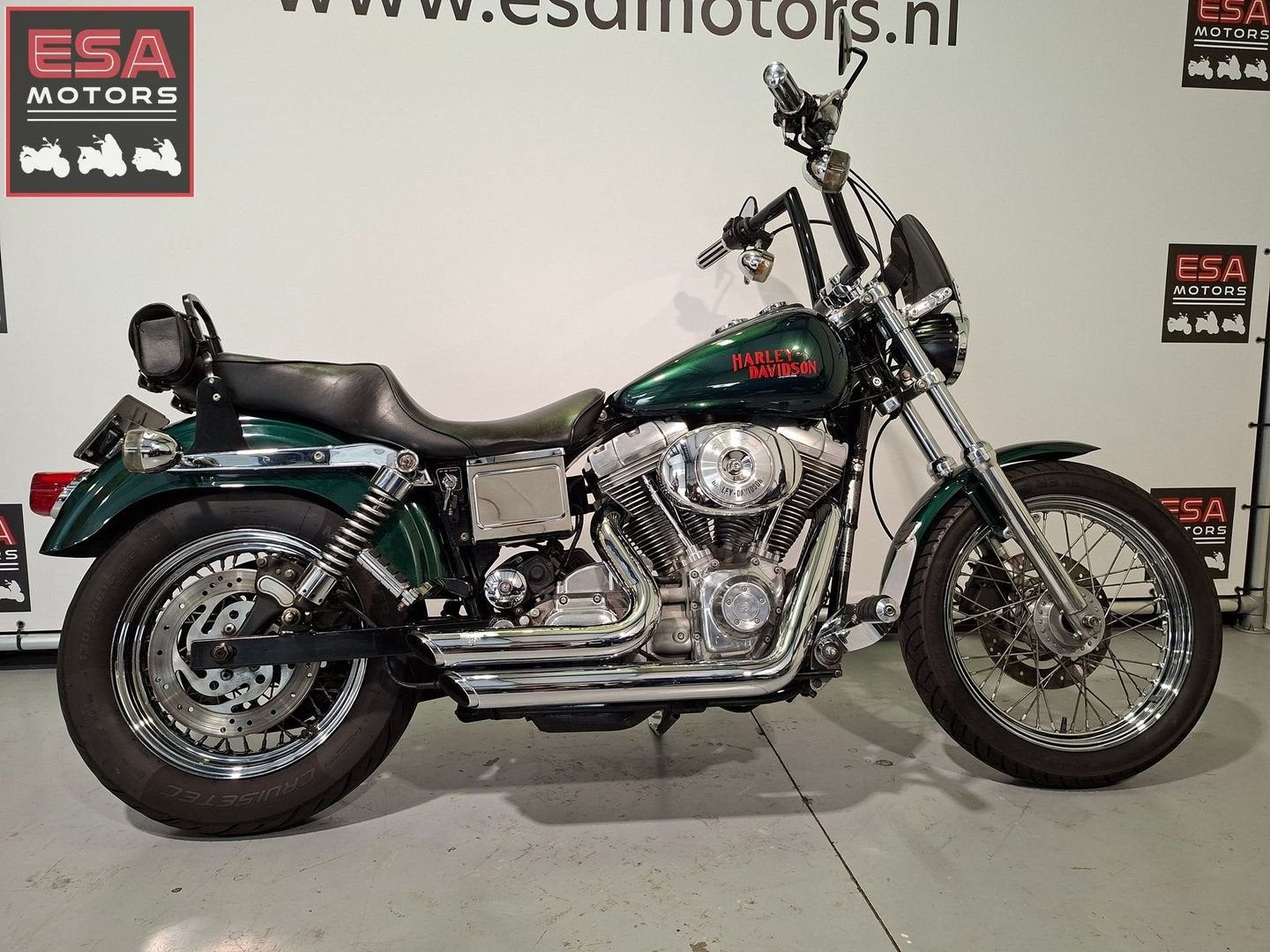 HARLEY-DAVIDSON SUPER GLIDE FXD DYNA (2000) Mystique green, Motoren, Motoren | Harley-Davidson, 2 cilinders, HARLEY-DAVIDSON, Bedrijf