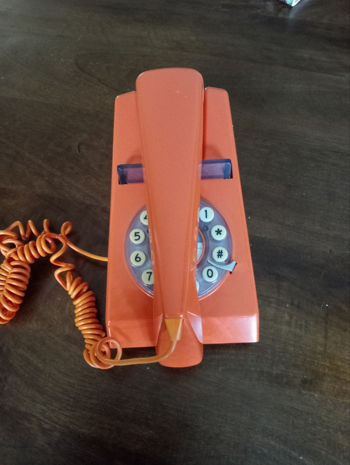 Telefoon...oranje retro..., Ophalen of Verzenden