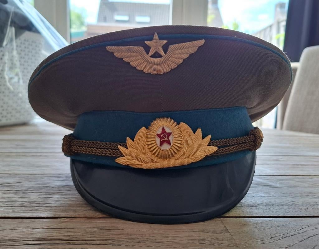 Russische luchtmacht officiers pet, Verzamelen, Ophalen of Verzenden, Luchtmacht, Helm of Baret