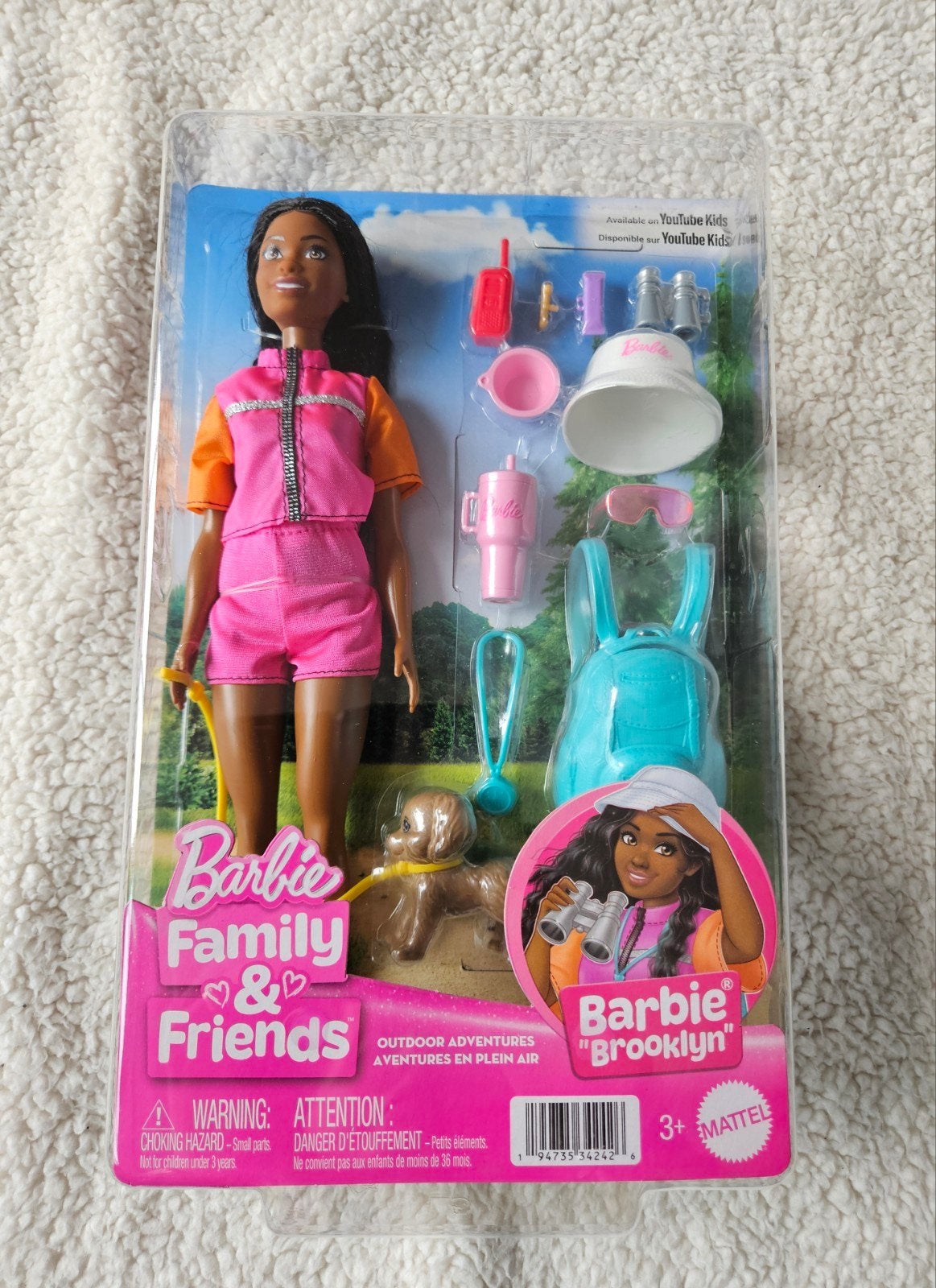 Barbie Family & Friends Outdoor Adventures Brooklyn, Ophalen of Verzenden, Nieuw, Barbie