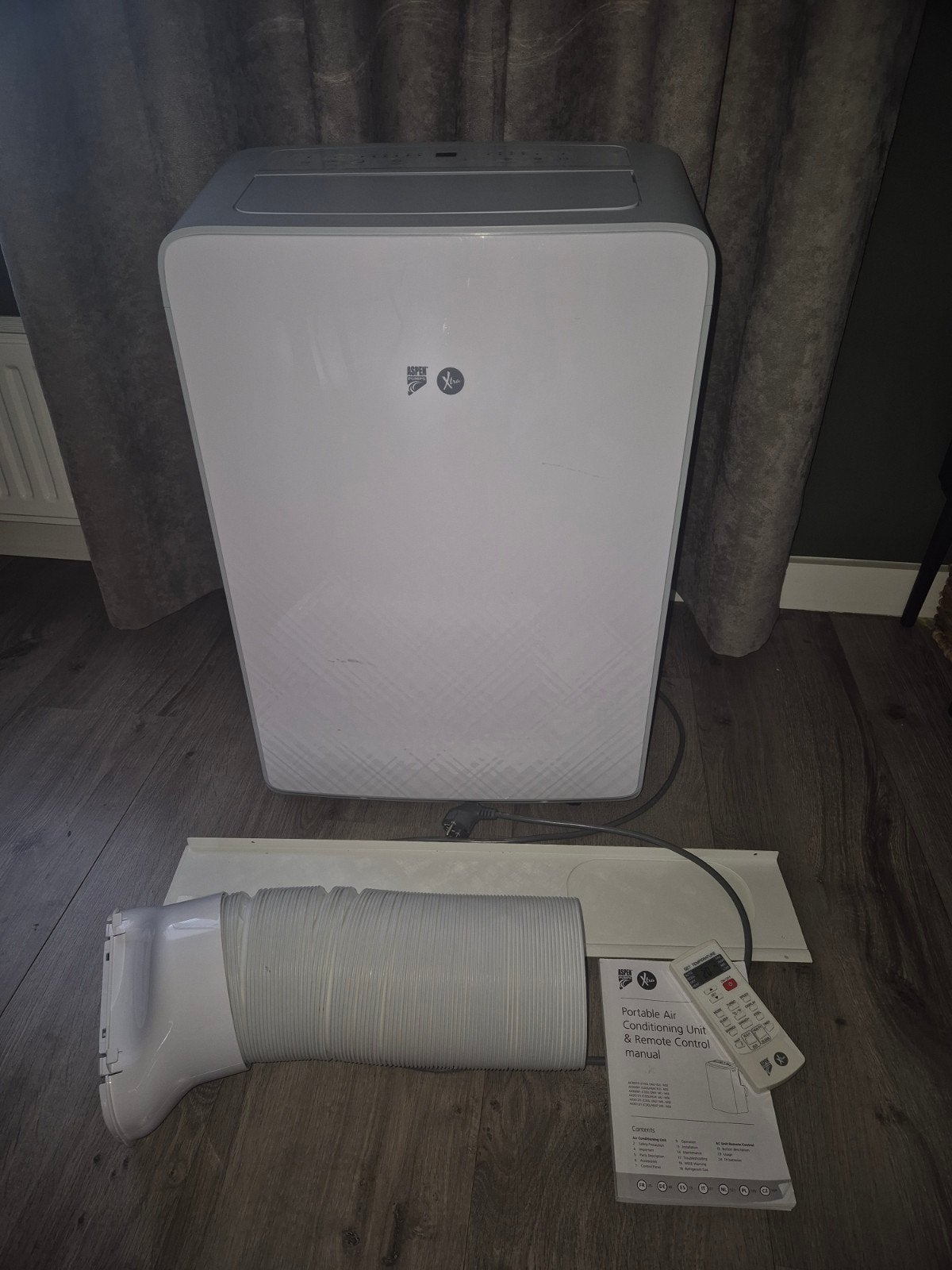 Aspen Xtra Mobiele Airco AX300B/1 - Koelen & Verwarmen, Ophalen, Koelen en Ontvochtigen, Minder dan 60 m³, 3 snelheden of meer