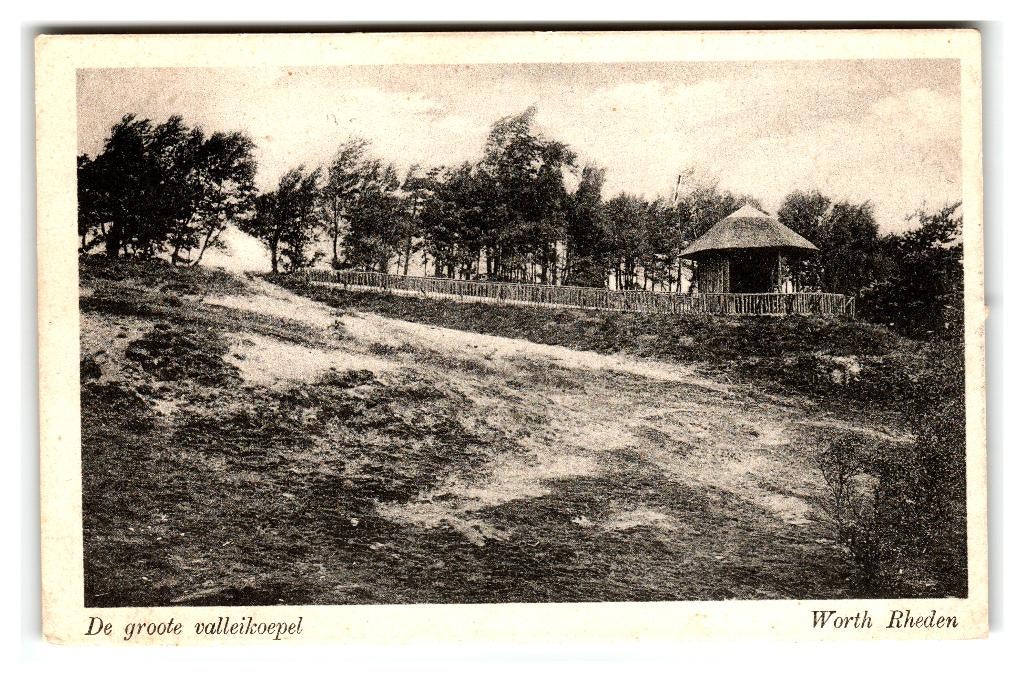 Rheden, De groote valleikoepel, Verzenden, 1940 tot 1960, Ongelopen, Gelderland