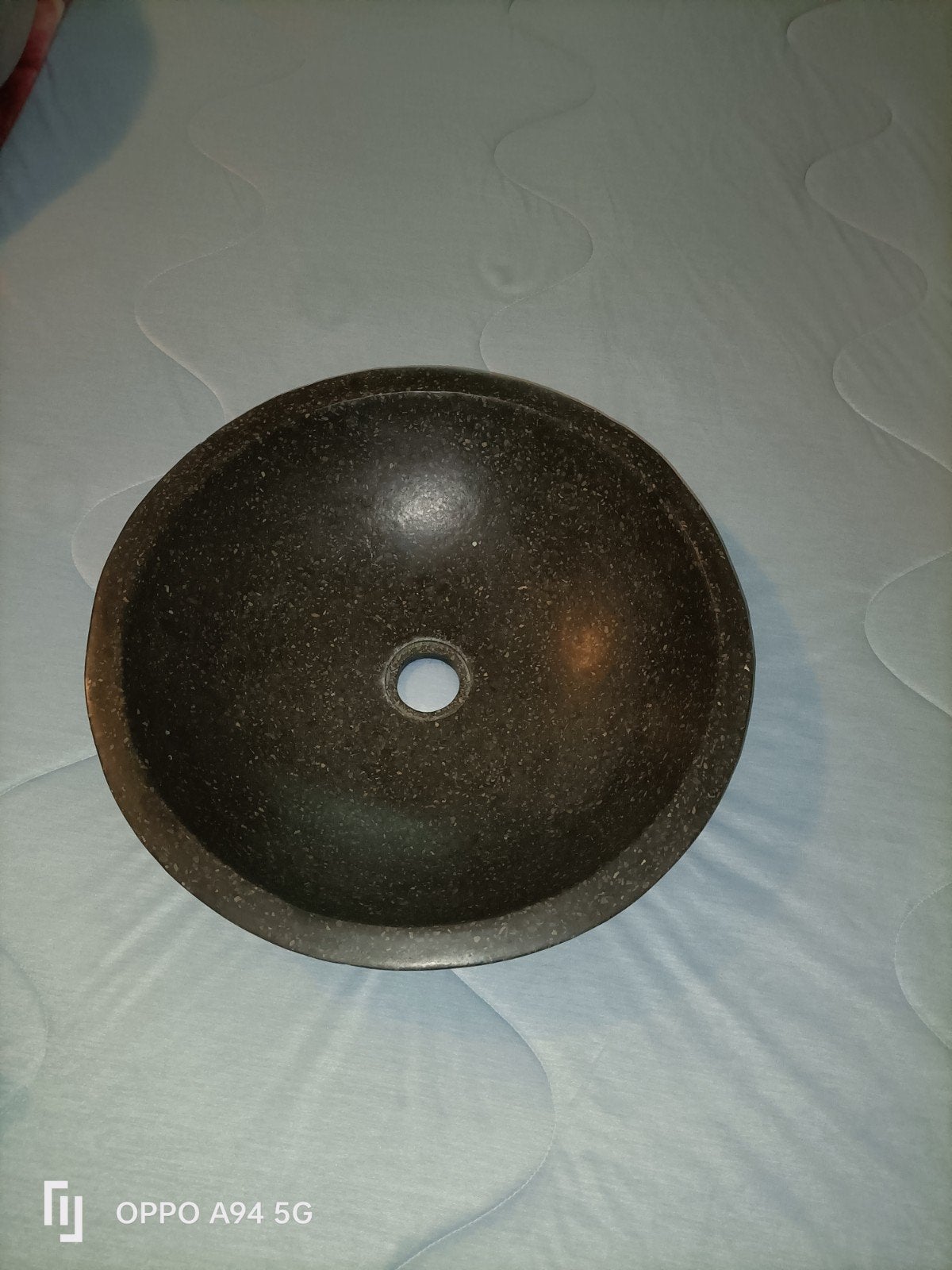 Waskom natuursteen Rond Ø 40cm, Minder dan 50 cm, Gebruikt, Ophalen of Verzenden, Minder dan 100 cm