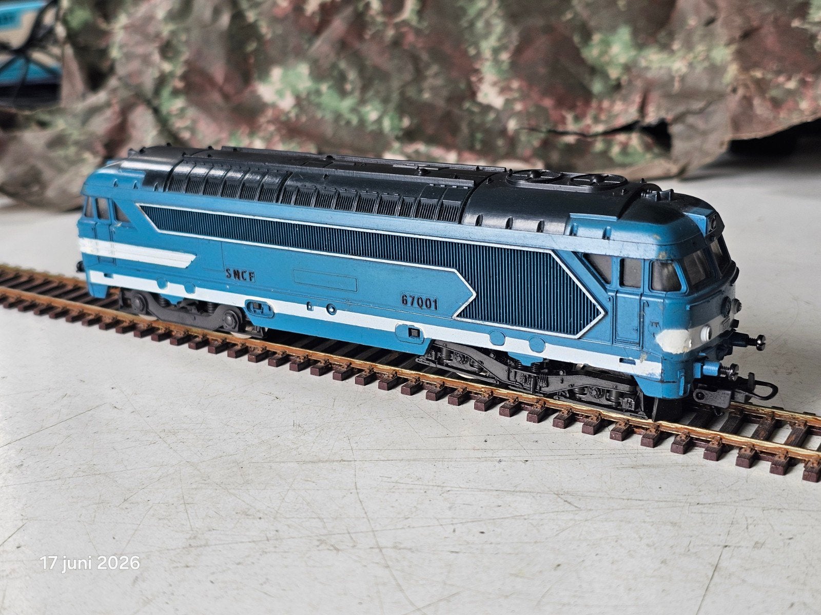 Modeltrein Jouef SNCF Locomotief 67001in nette staat, getest, Gebruikt, Jouef, Ophalen of Verzenden, Analoog