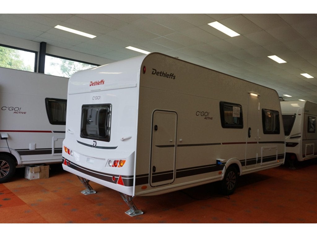 Dethleffs C'Go 495 QSK incl. As 1700, voorraam, Caravans en Kamperen, Standaardzit, Bedrijf, Dwarsbed, Dethleffs