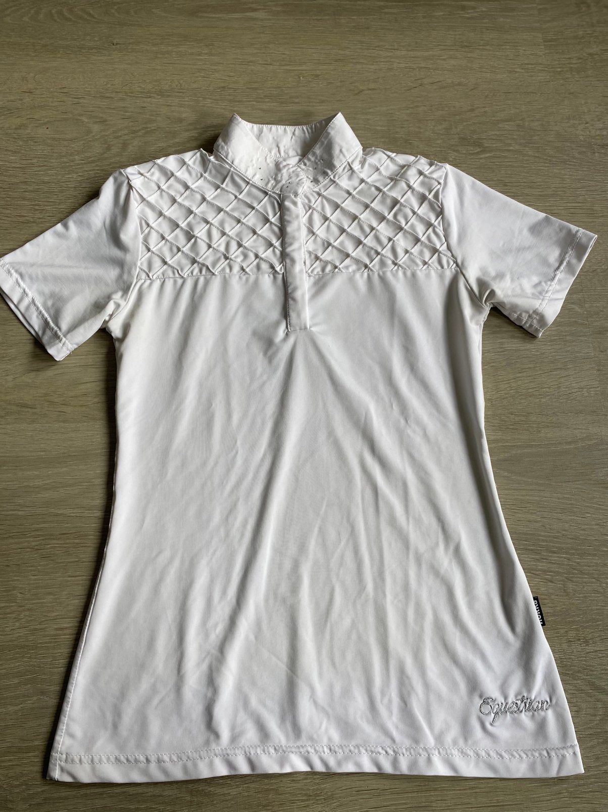 Horka Equestrian shirt - Zo goed als nieuw, Kleding | Dames, T-shirts, Wit, Ophalen of Verzenden, Zo goed als nieuw, Korte mouw