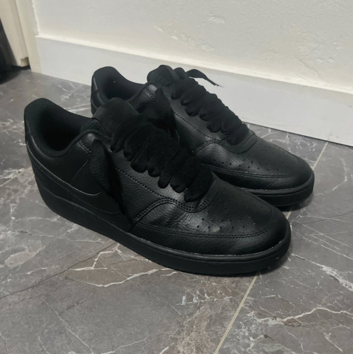 Nike Air Force 1, Kleding | Heren, Ophalen, Zo goed als nieuw, Zwart