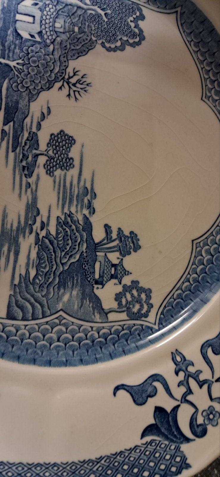 Vintage Grindley of Stoke "Mandarin" serveerschaal, Ophalen of Verzenden