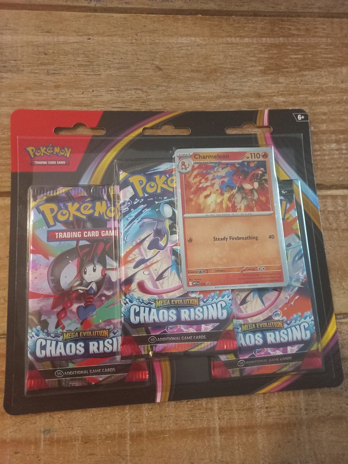 Chaos rising  3pack blisters, Ophalen of Verzenden, Nieuw, Booster, Foil