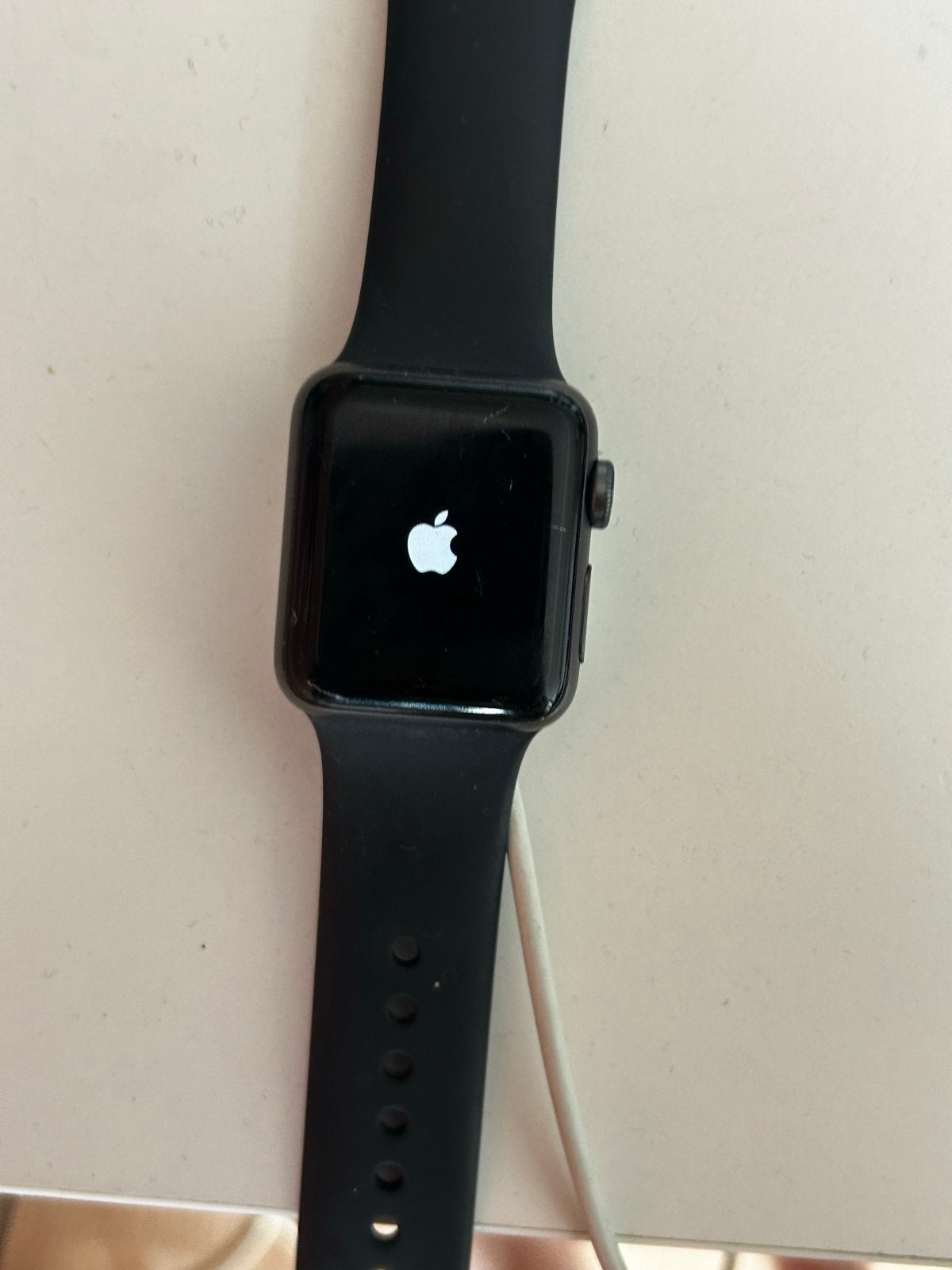 Apple Watch Series 3 - Goede staat met lader en doos, Gebruikt, Hartslag, Zwart, IOS