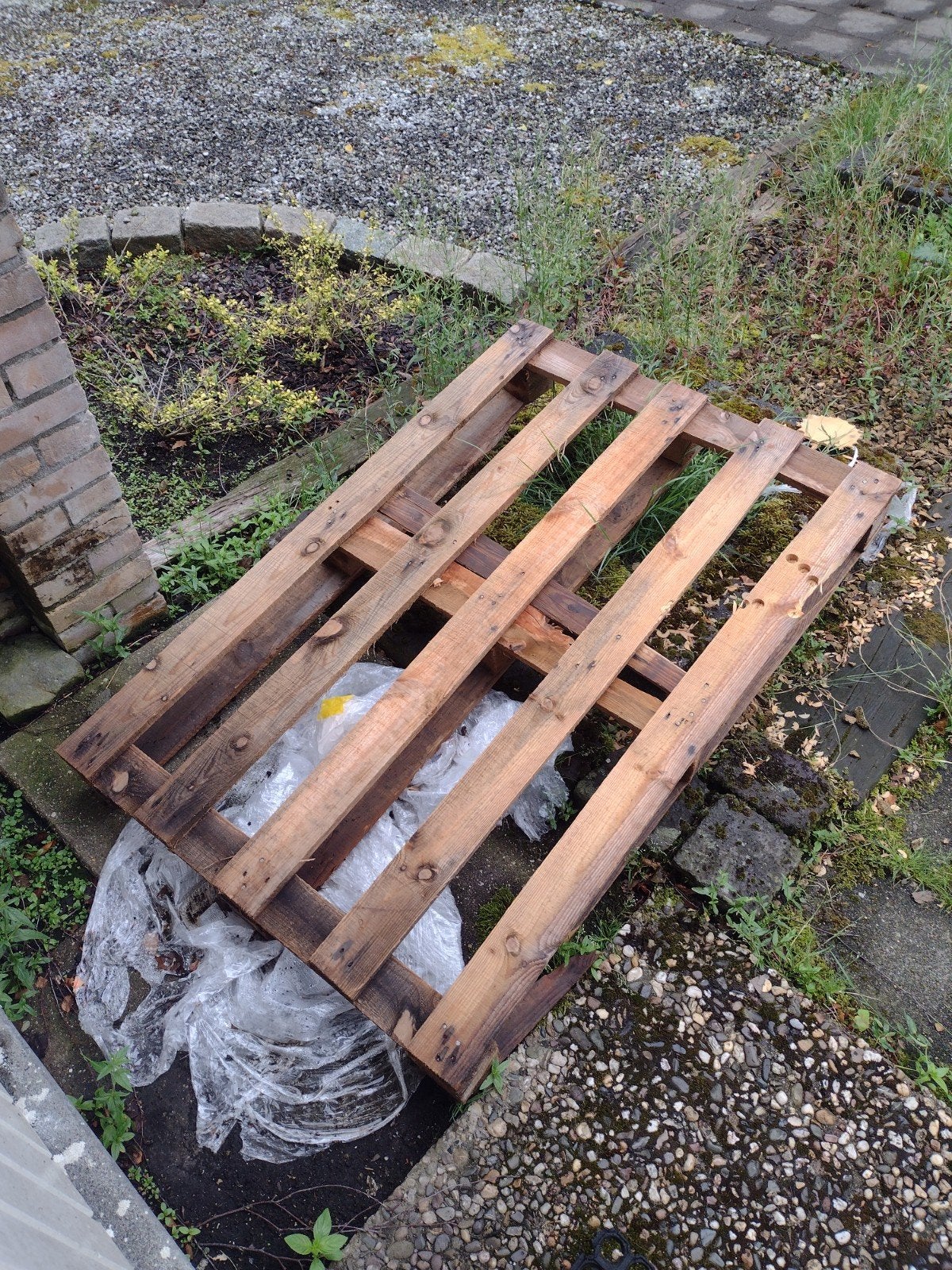 Houten pallet voor diverse doeleinden, Ophalen, Gebruikt