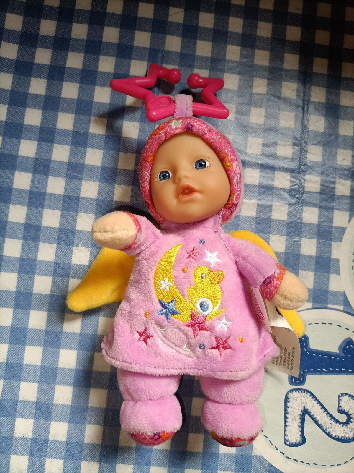 Baby Born Pop Angel engel Roze Zapf Creation, Ophalen of Verzenden, Zo goed als nieuw, Overige typen