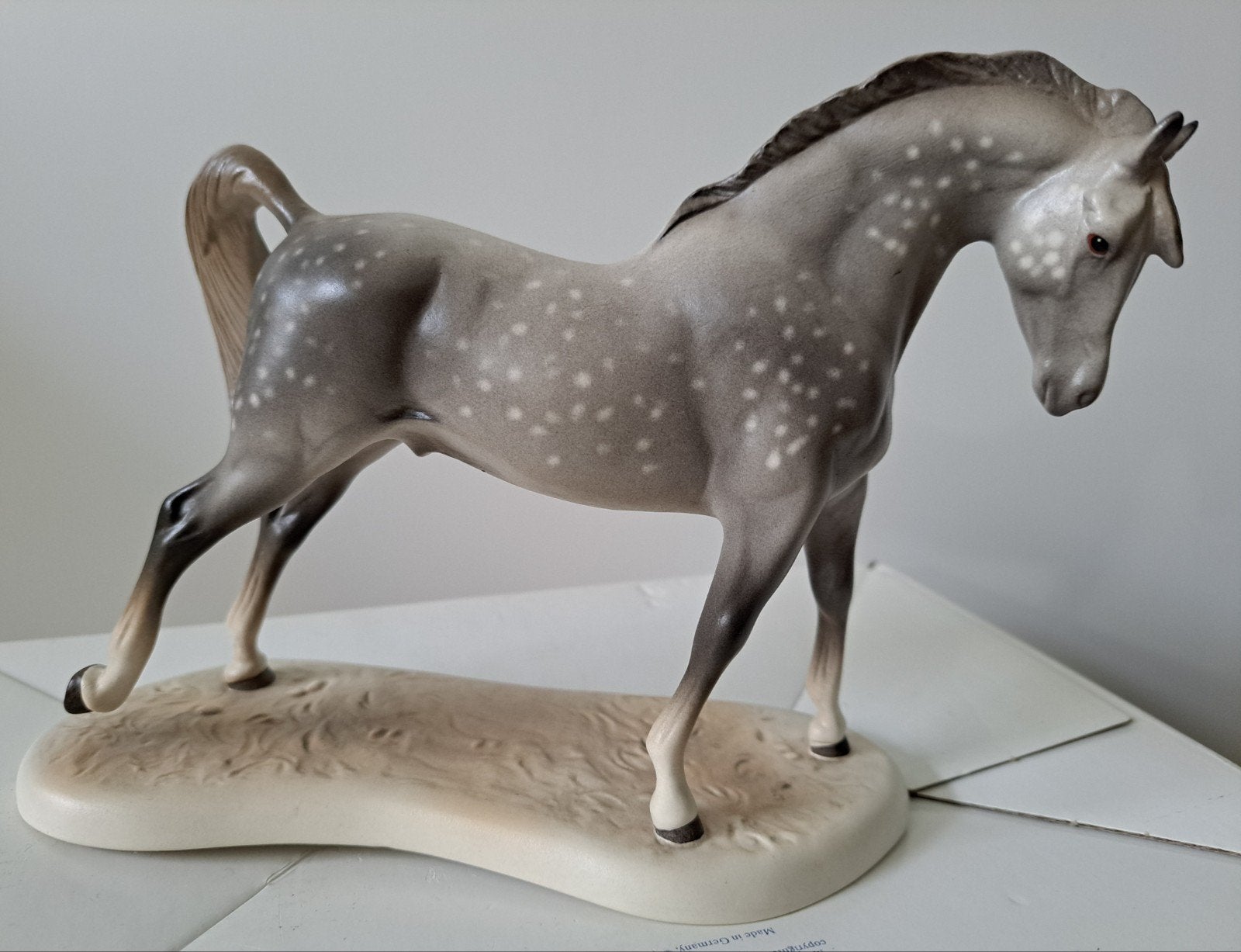 GOEBEL, vintage, porseleinen paard, € 38, Verzamelen, Dierenverzamelingen, Ophalen of Verzenden, Nieuw, Beeldje of Figuurtje