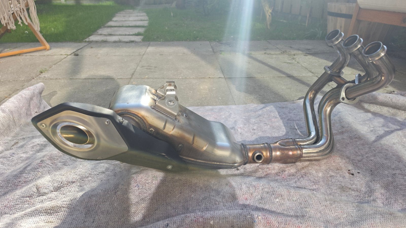 Originele uitlaat Yamaha MT-09 (Gen 2) - ZGAN, Ophalen, Gebruikt
