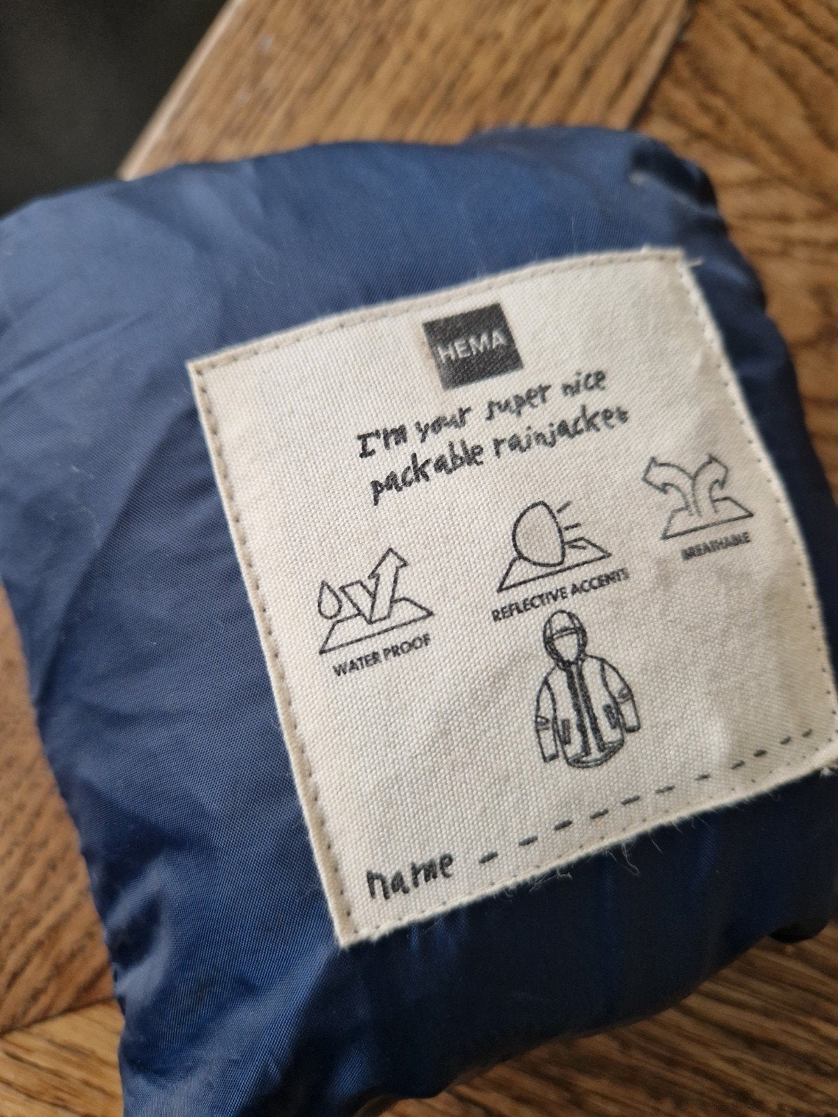Hema Regenjas Maat 158, Ophalen, Gebruikt, Jongen of Meisje, Hema