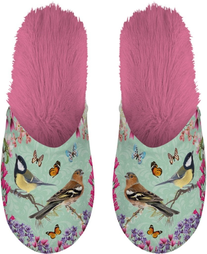 Slippers - Vogels - maat 39-42 - Verkoop voor goed doel, Slippers, Overige kleuren, Nieuw, Ophalen of Verzenden