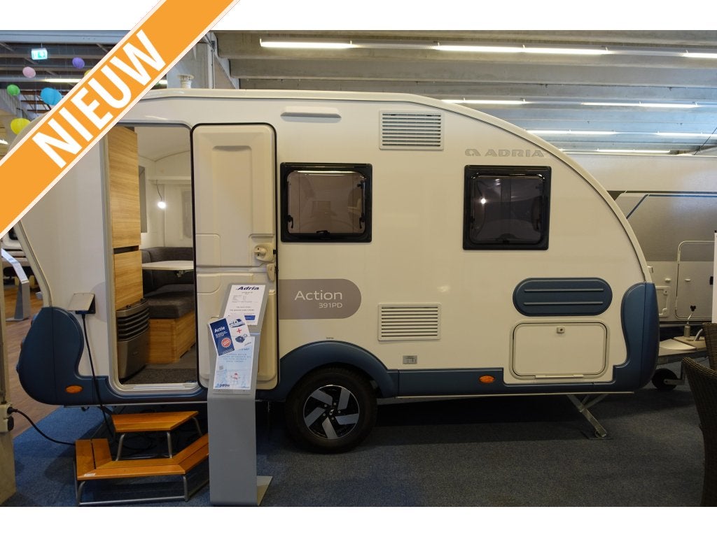 Adria Action 391 PD; 954 kg leeg, Tot en met 2, Bedrijf, 750 - 1000 kg, Adria