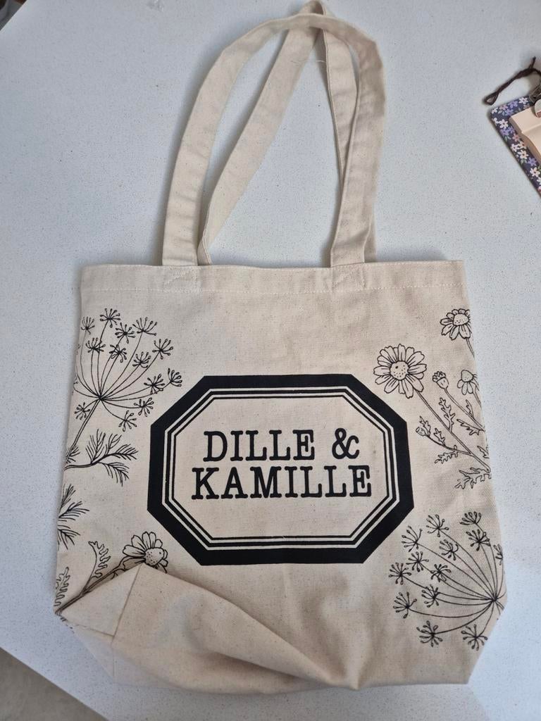Canvas tas, Dille & Kamille, limited editie, Sieraden, Tassen en Uiterlijk, Tassen | Damestassen, Ophalen of Verzenden, Nieuw