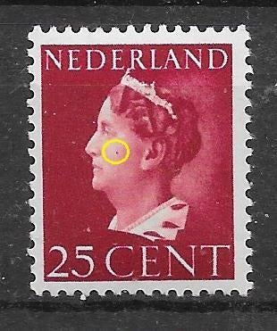 Fout op 341 postfris, Ophalen of Verzenden