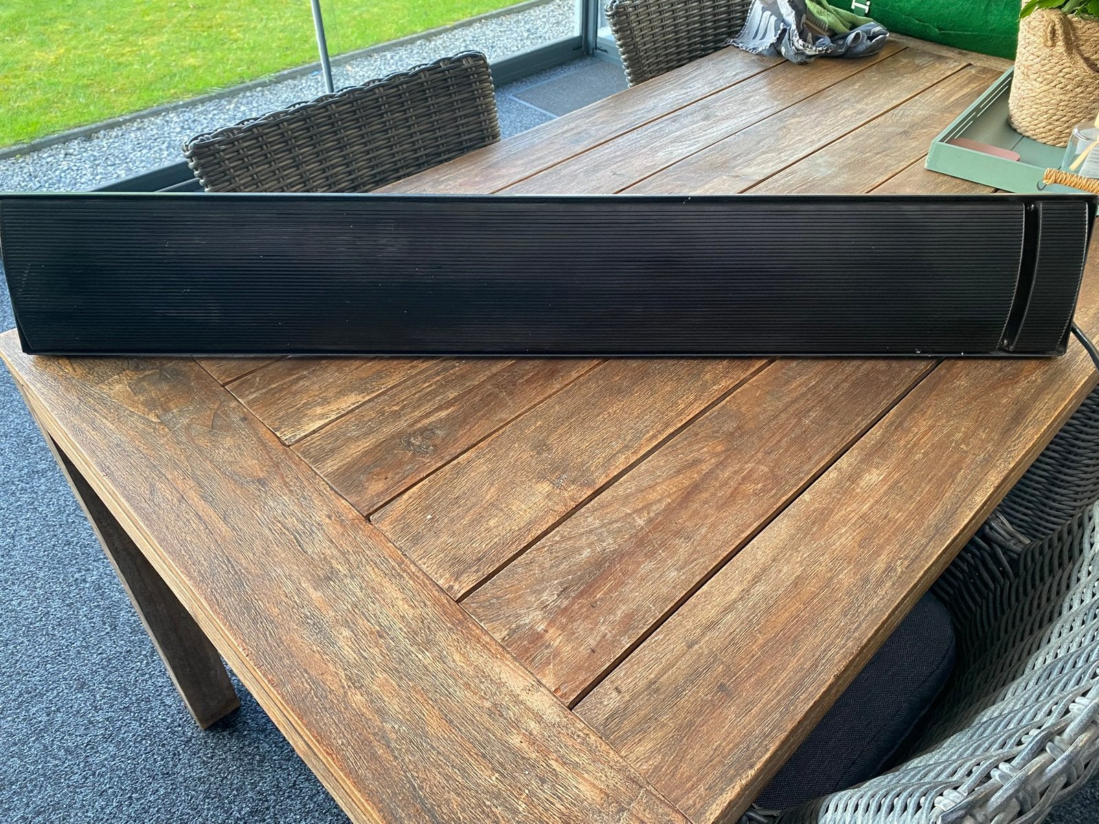 Te koop: Terras verwarming. Elektrisch., Tuin en Terras, Terrasverwarmers, Elektrisch, Draaibaar, Ophalen of Verzenden, Zo goed als nieuw