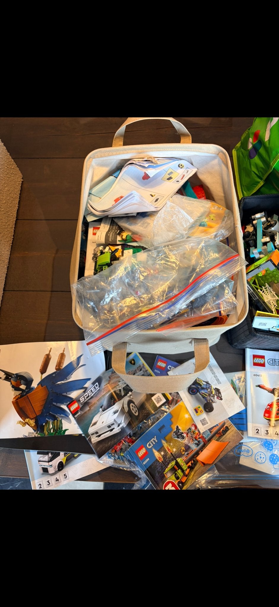 Foto 6 van Grote verzameling LEGO sets met instructieboekjes