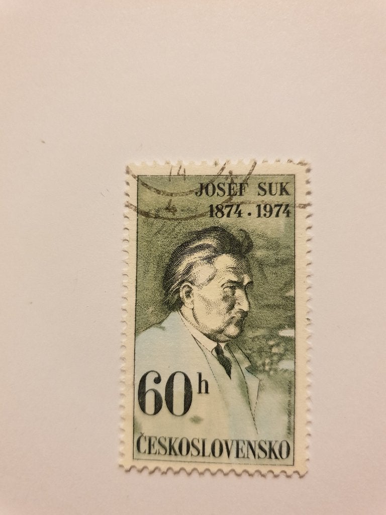 0507 tsjechoslowakije 100 jaar josef suk 60 h, Verzenden, Overige landen