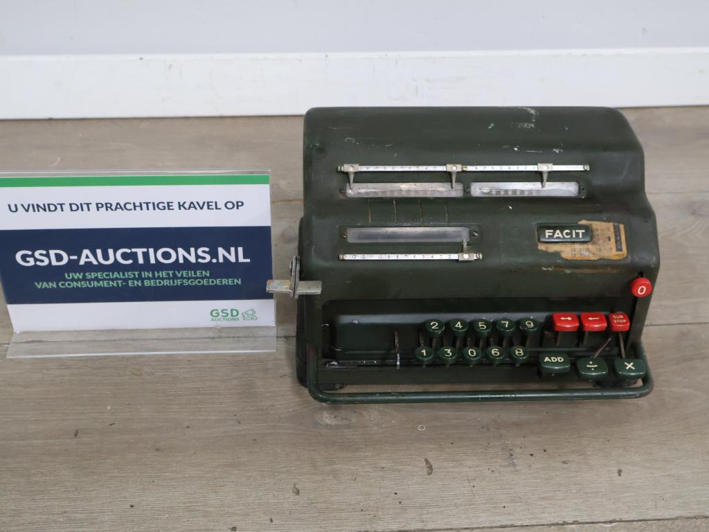 Vintage Mechanische Rekenmachine, Antiek en Kunst, Ophalen of Verzenden