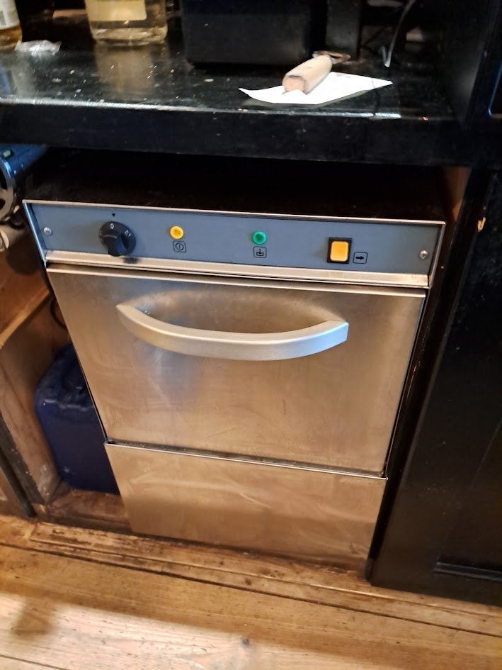 Compacte Glazenspoelmachine, Ophalen, Zo goed als nieuw