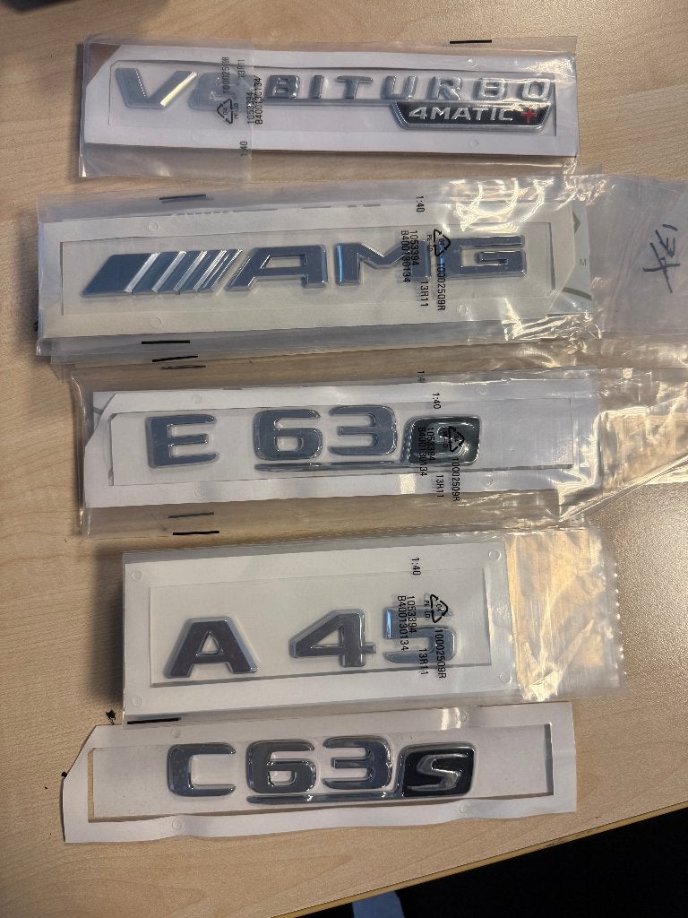 Diverse logo's voor Mercedes, Ophalen of Verzenden