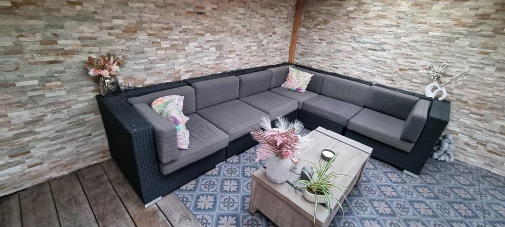 Bois le Duc lounge hoekbank - Zo goed als nieuw, Ophalen, Zo goed als nieuw, Wicker