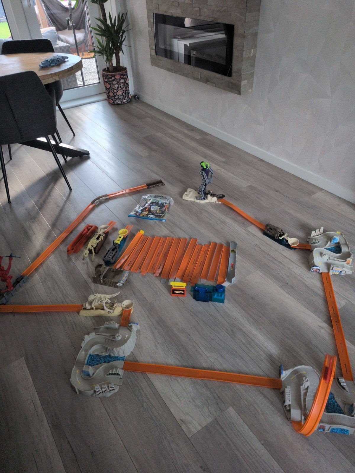 HotWheels baan, speciale editie😃., Ophalen, Zo goed als nieuw, Handmatig, Hot Wheels