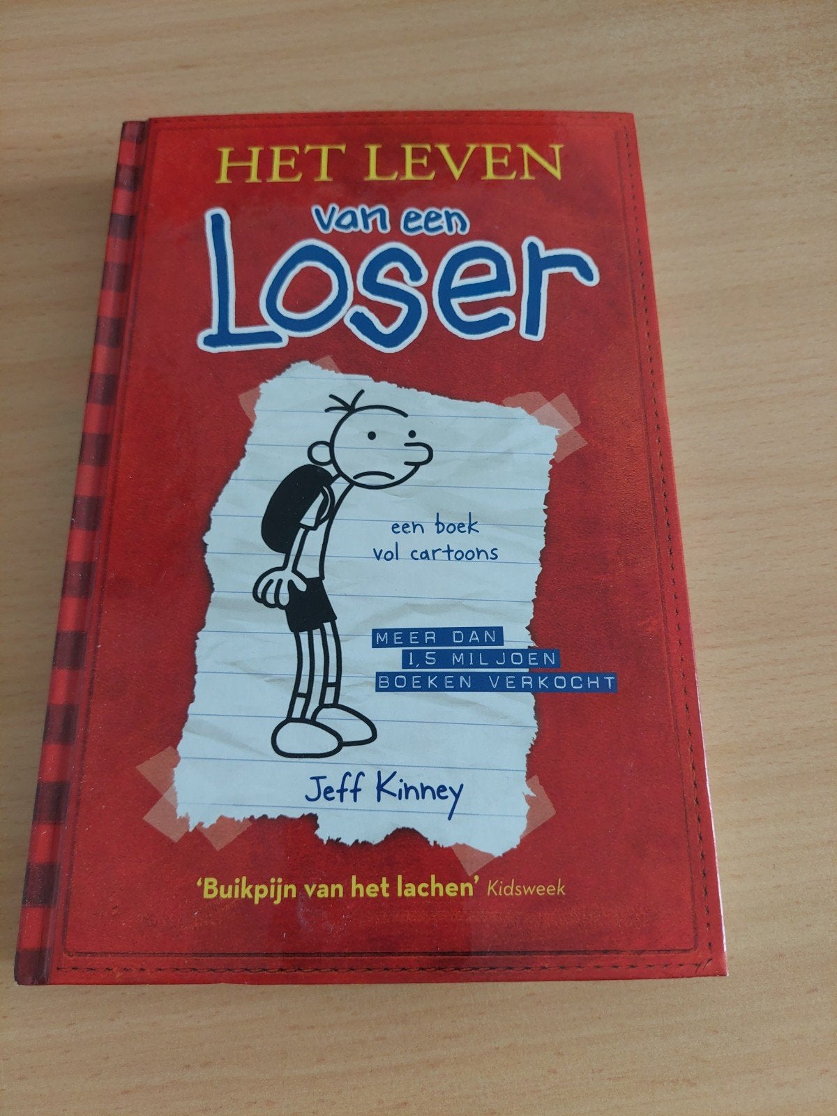 Het Leven van een Loser - Hardcover Boek, Ophalen of Verzenden, Gelezen, Jeff Kinney, Fictie algemeen