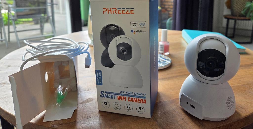 Huisdiercamera; Phreeze smart wifi, Audio, Tv en Foto, Videobewaking, Ophalen of Verzenden, Nieuw, Binnencamera