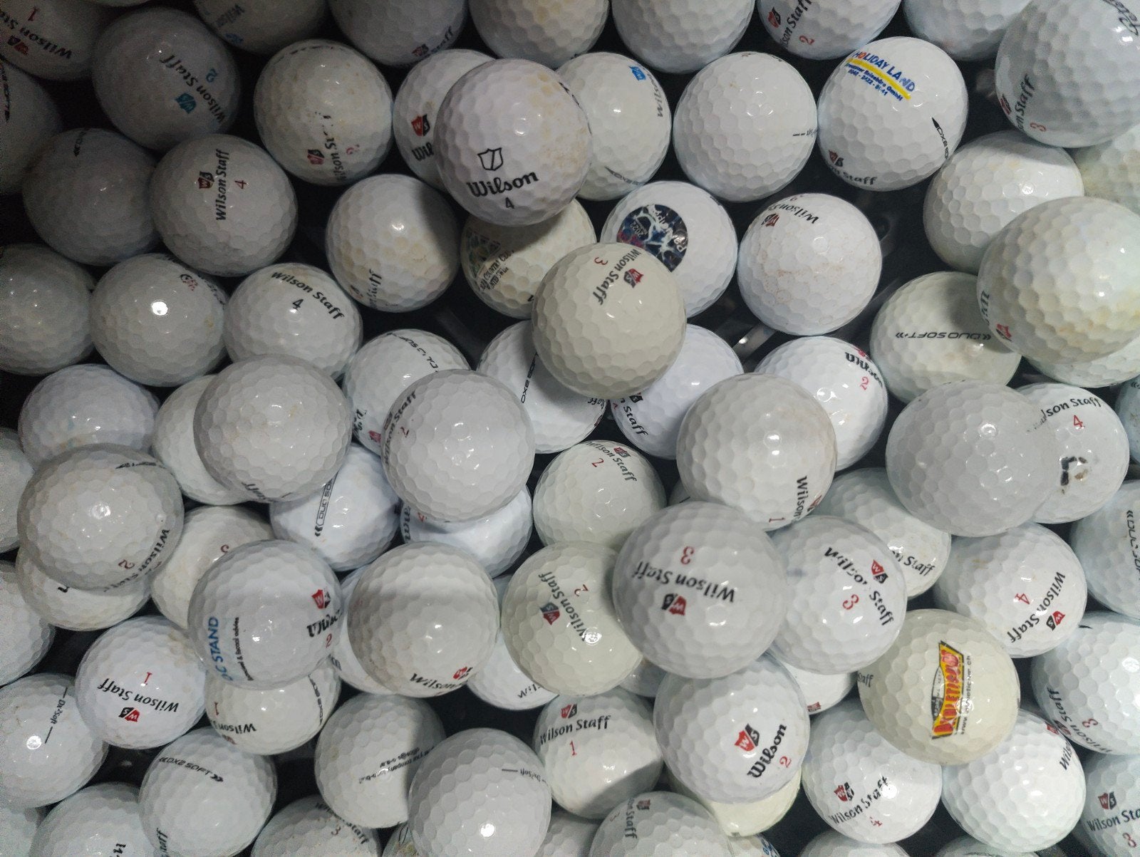 Wilson staff dx2 soft golfballen 100 stuks, Sport en Fitness, Golf, Ophalen of Verzenden, Bal(len)