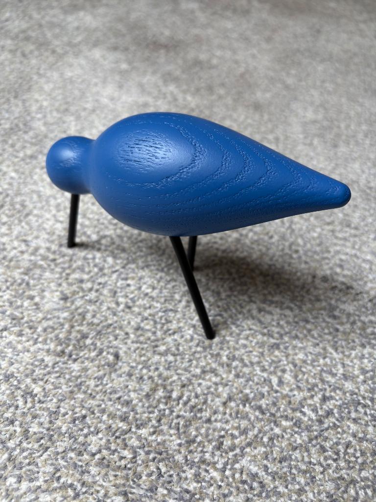 Normann Copenhagen houten vogel (blauw), Blauw, Nieuw, Ophalen of Verzenden, Minder dan 25 cm