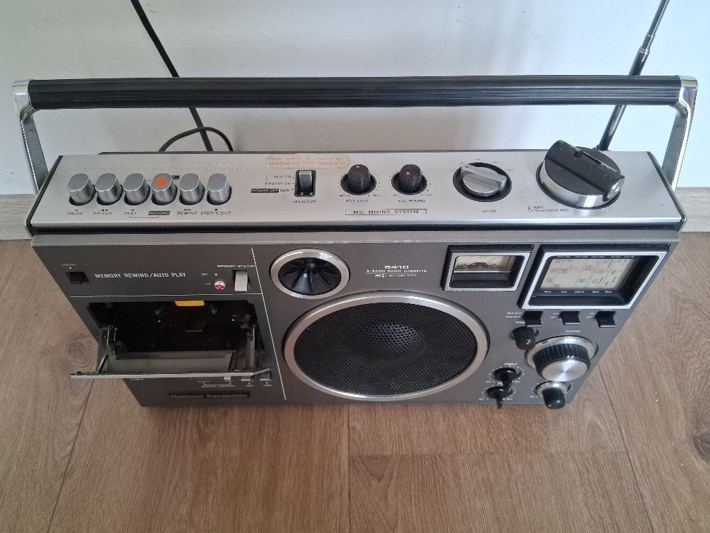 National Panasonic RF-5410 LBS ghettoblaster, Ophalen of Verzenden, Gebruikt, Radio