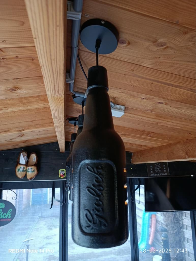 Grolsch Beugel Lamp, Ophalen of Verzenden, Gebruikt